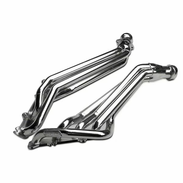 1.75 in. Long Tube Headers, Polished Silver Ceramic, Bbk Performance, Mfr#: 16330